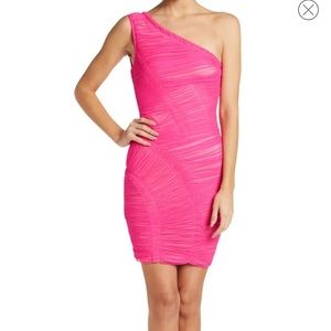 One-Shoulder Ruched Mini Dress
HERVE LEGER NWT